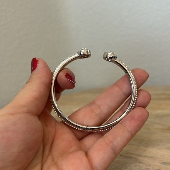 Sparkly Hinged Cuff Bracelet - Picture 6 of 8